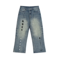 Krey Vintage Wash Wide Leg Jeans