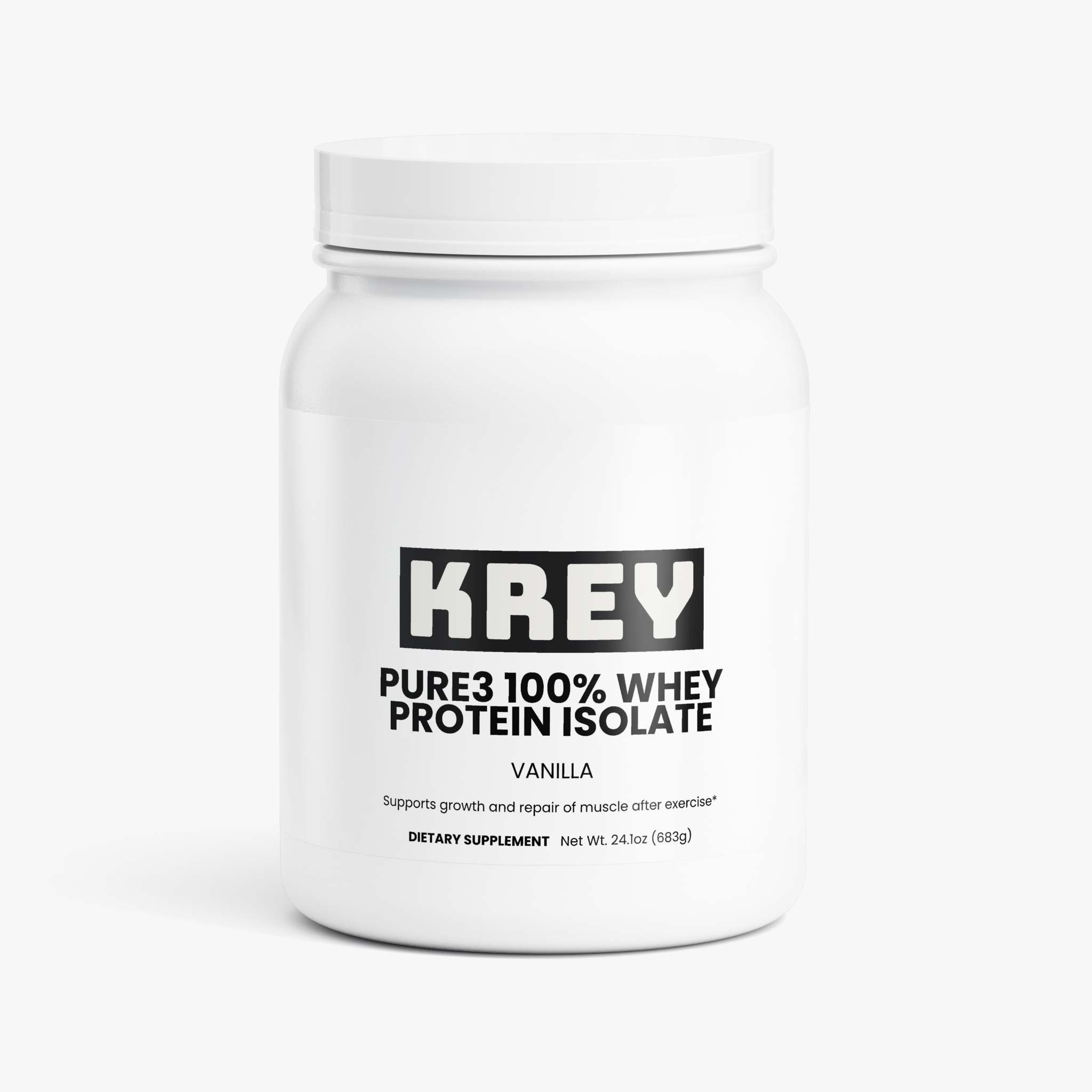 Pure3 100% Whey Protein Isolate (Vanilla)