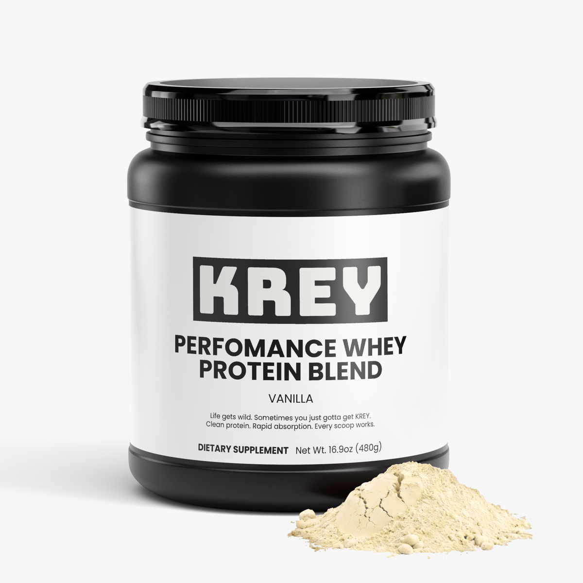 Krey Performance Whey Protein Blend (Vanilla)