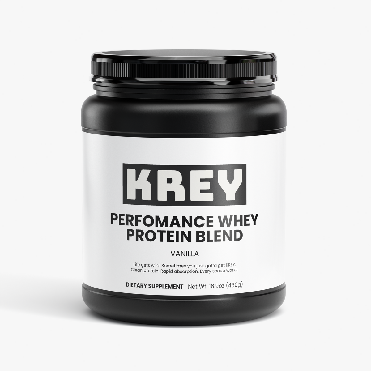 Krey Performance Whey Protein Blend (Vanilla)