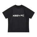 Exclusive Krey FC Striped Soccer Jersey — Black