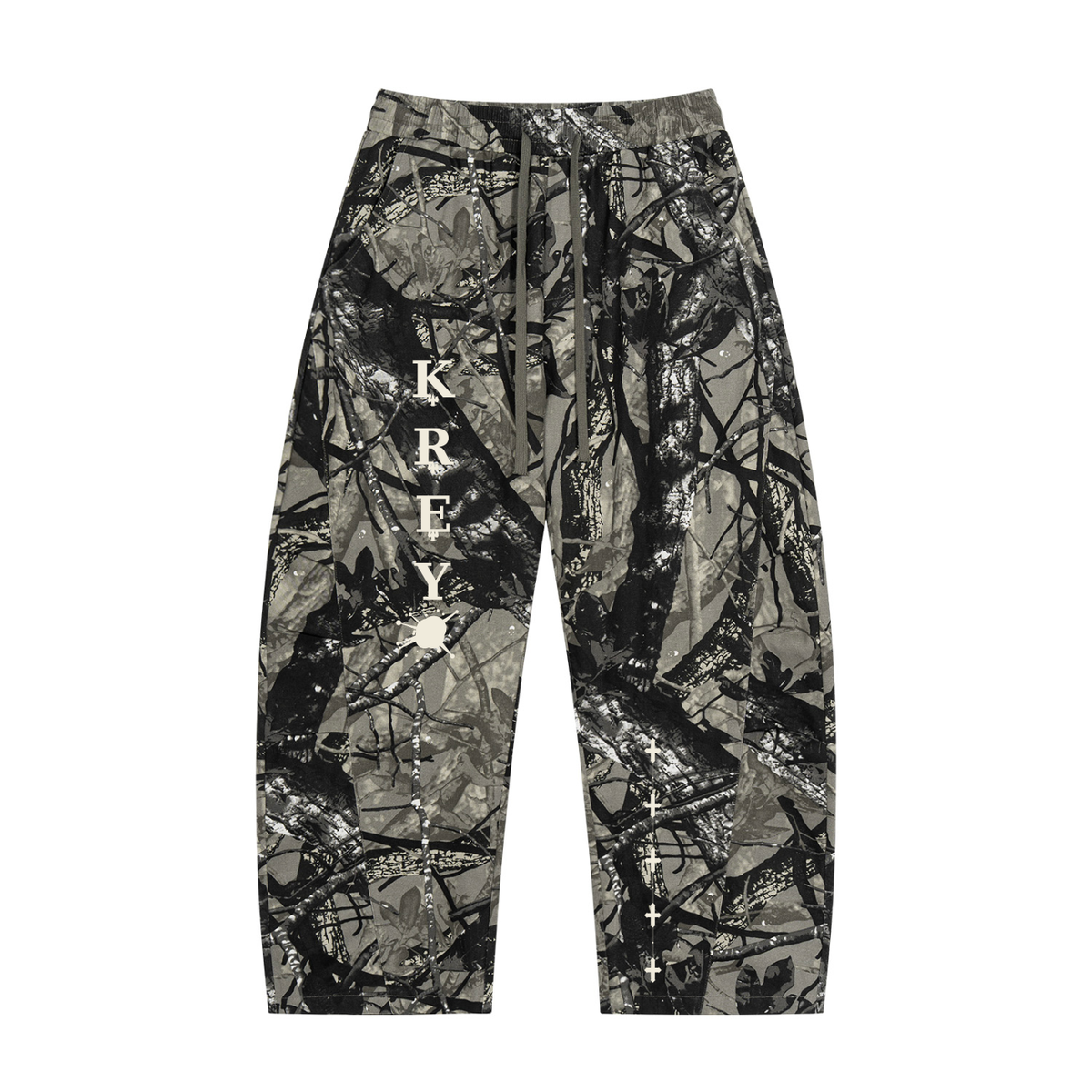 KREY Tree Camo Barrel Leg Pants