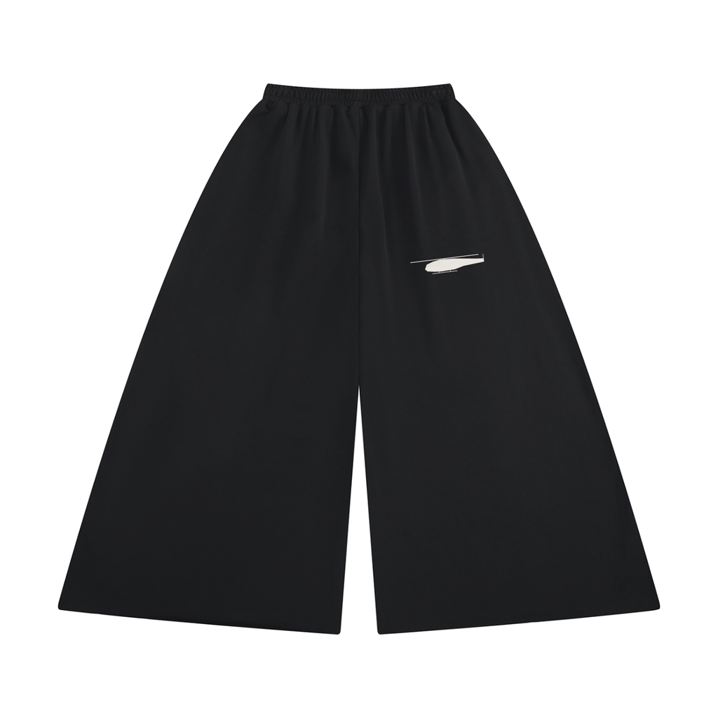 KreyFit Women's Raw Edge Wide Leg Sweatpants