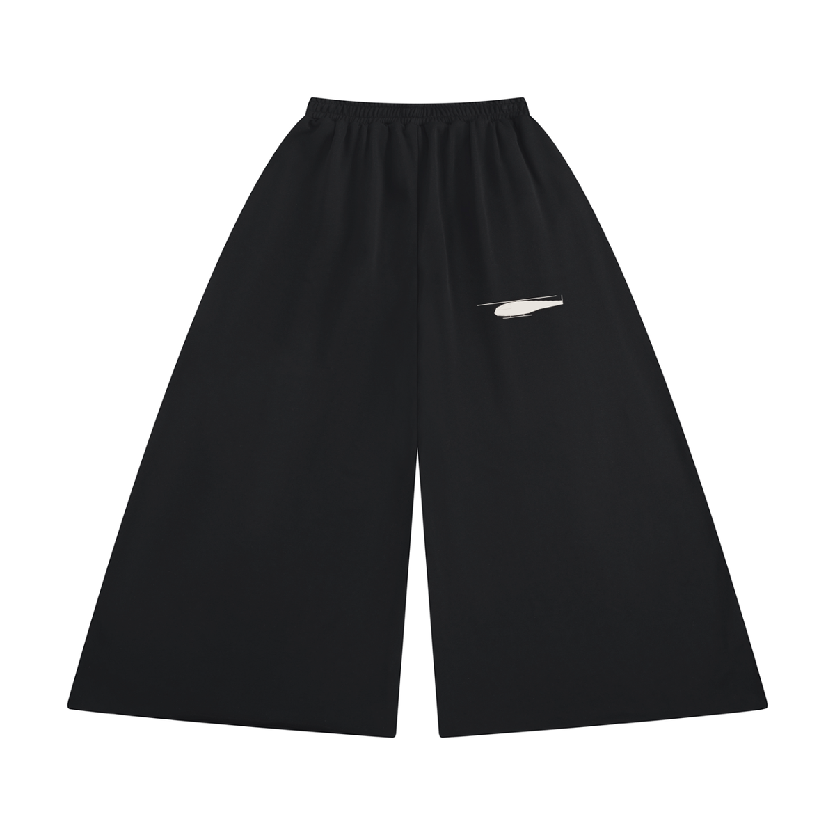 KreyFit Women's Raw Edge Wide Leg Sweatpants
