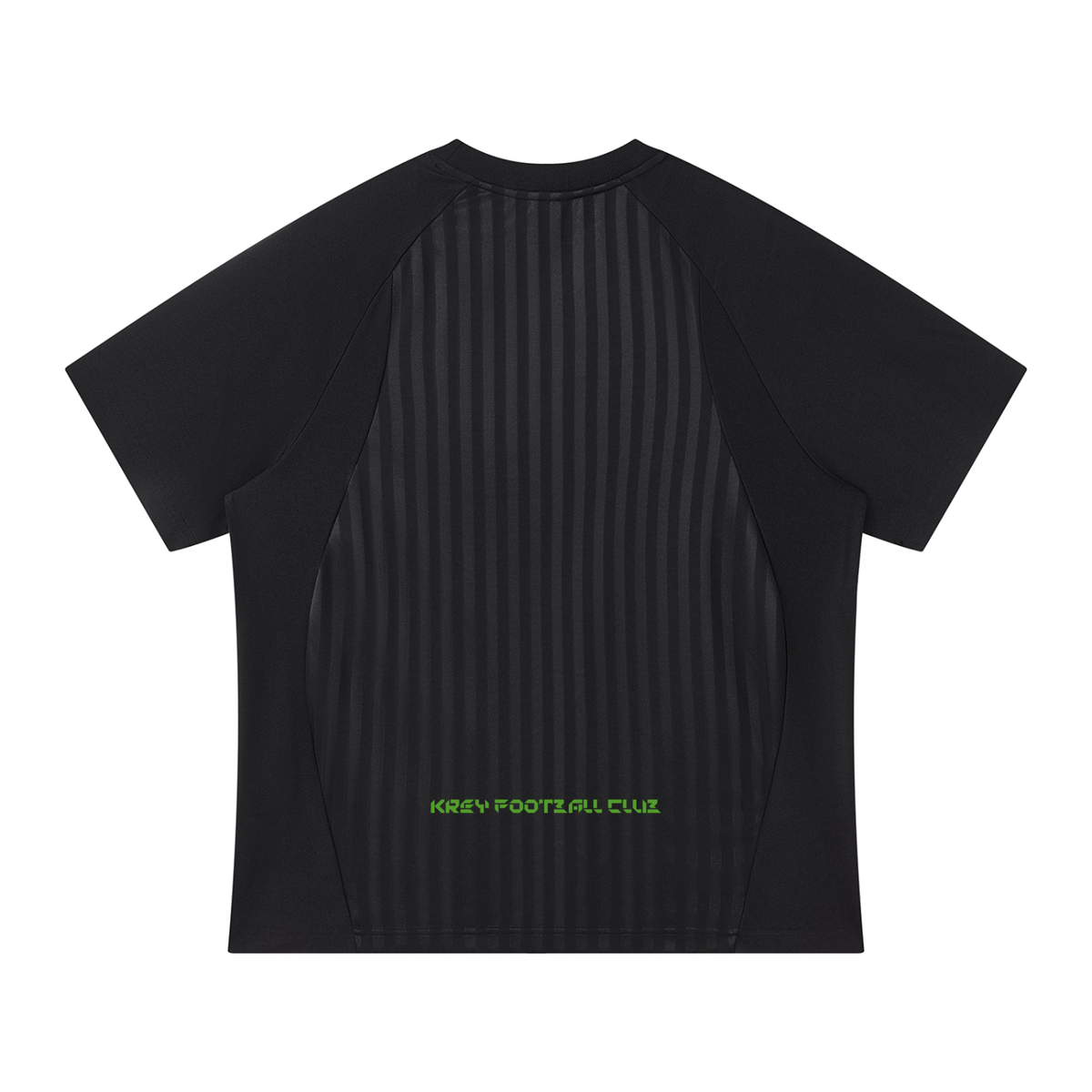 Exclusive Krey FC Striped Soccer Jersey — Black