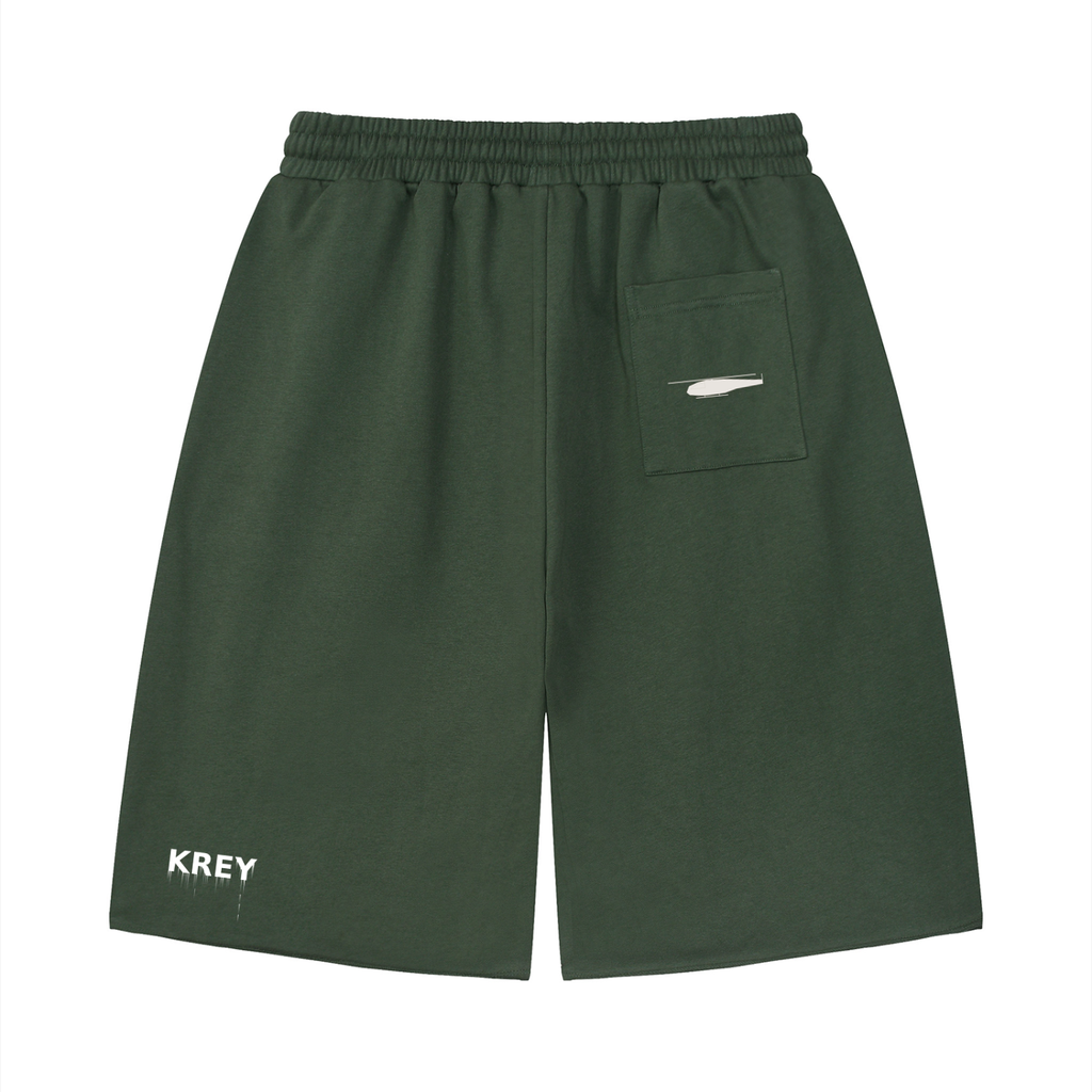 Krey Loose Raw Edge Shorts