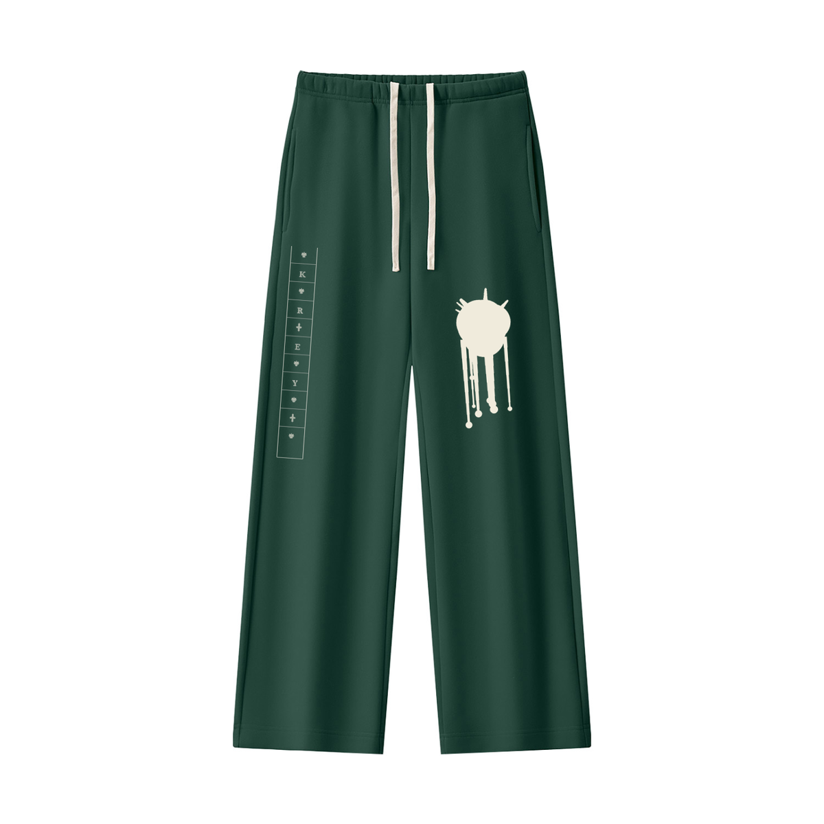 KreyClub Women's Straight Leg Fleece Sweatpants