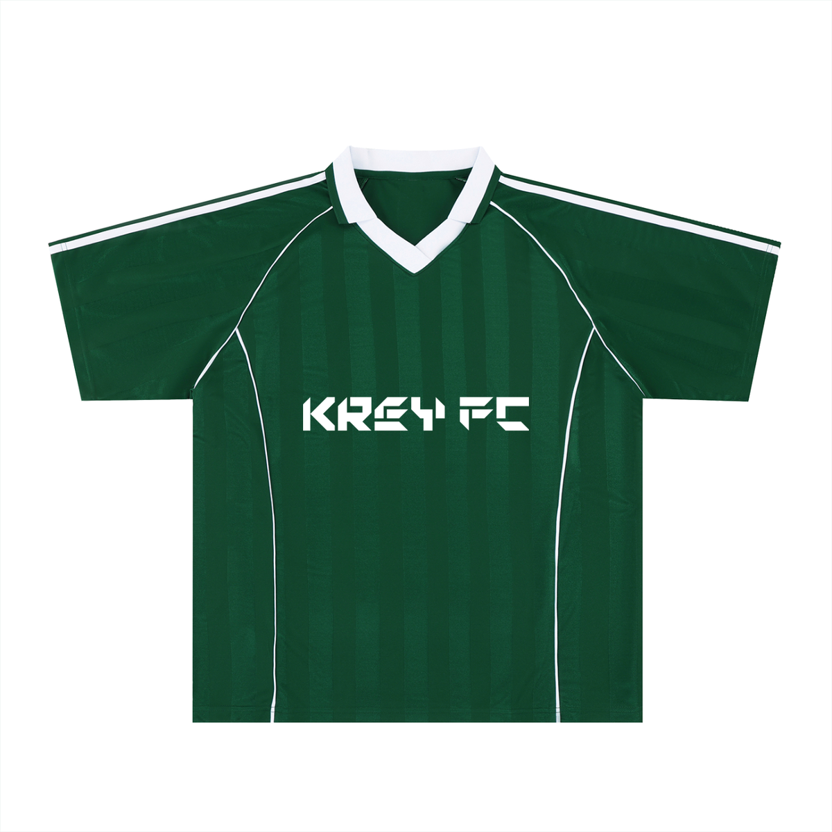 Special Edition Krey FC Season 26 Shadow Stripe Collared Soccer Jersey