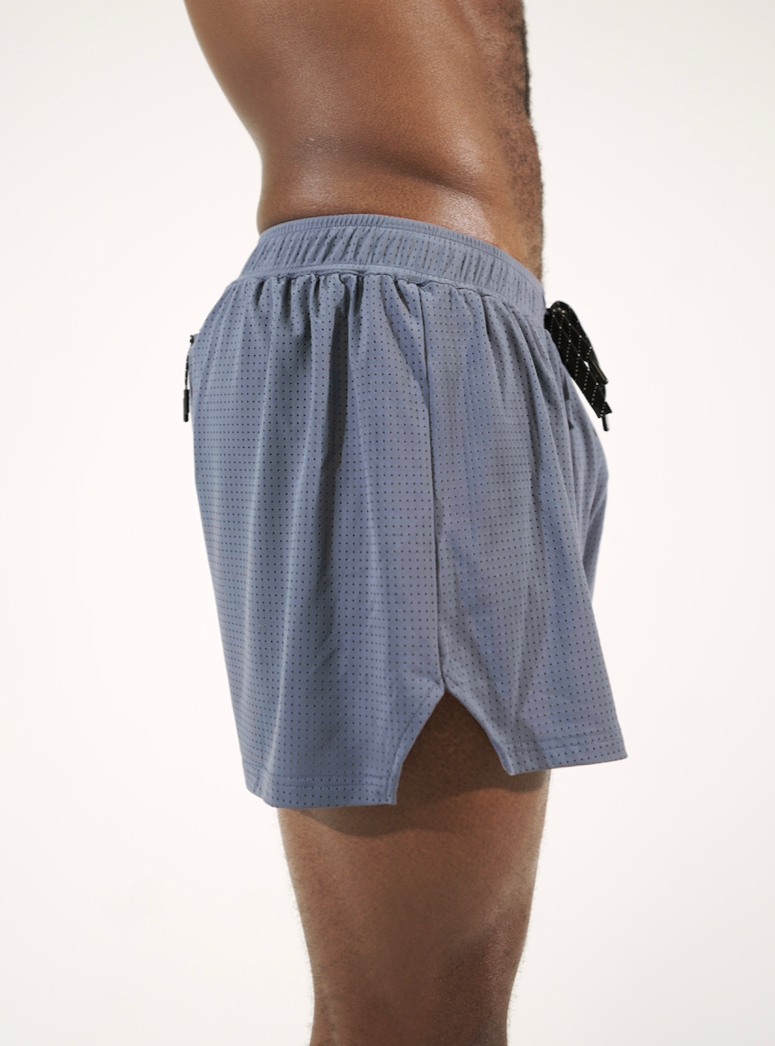 NORO 3" SPLIT SHORTS - STONE