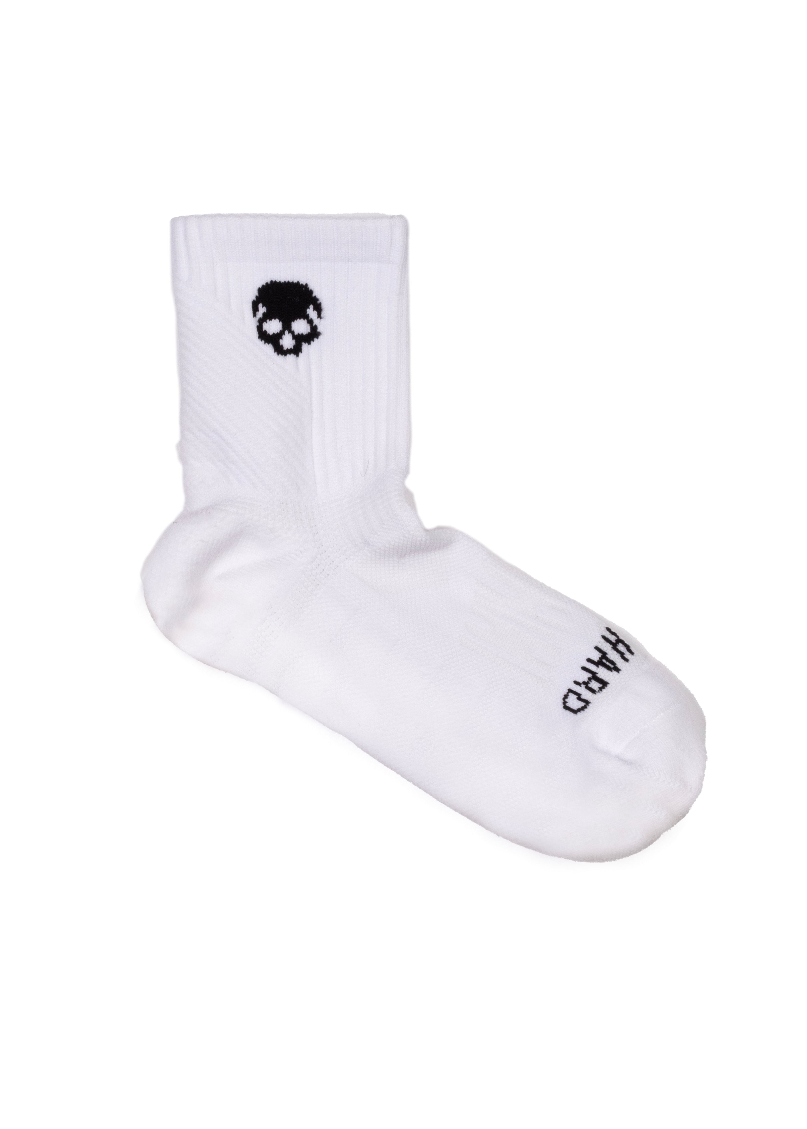"ICON" CUSHION RUN SOCKS - WHITE