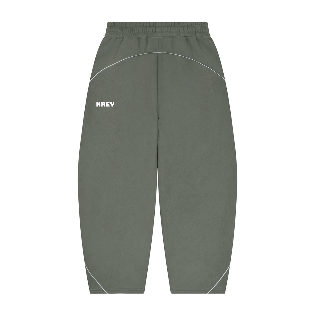 Krey Fleece Barrel Leg Sweatpants