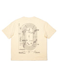 DIMENSIONS OVERSIZED TEE, UNISEX - BUTTER