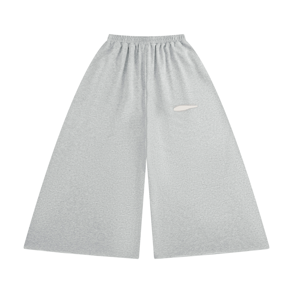 KreyFit Women's Raw Edge Wide Leg Sweatpants